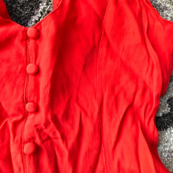 Motel Rocks Bright Red Romper - Picture 4 of 6